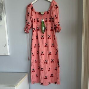 NWT Farm Rio Floral Print Midi Length Dress